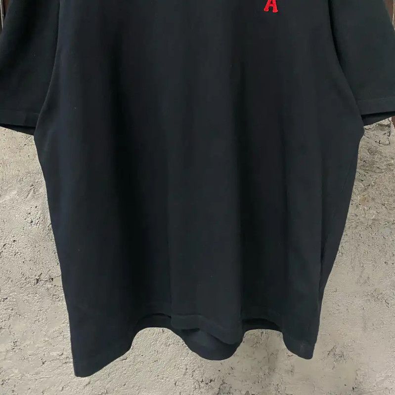 AMI AMI Black Cotton Short-Sleeve T-Shirt 0089 Size L / US 10 / IT 46 - 4 Thumbnail