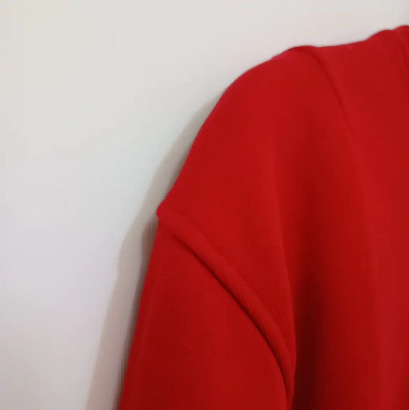 AMI AMI Women's Red Sweatshirt in Size M 0089 Size M / US 6-8 / IT 42-44 - 4 Thumbnail