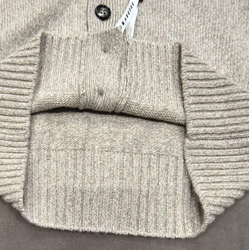 AMI AMI Gray Wool Women's Cardigan 0089 Size L / US 10 / IT 46 - 4 Thumbnail