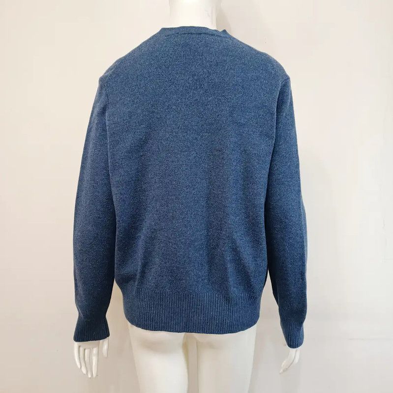 AMI AMI Blue Women's Cardigan Sweater 0089 Size M / US 6-8 / IT 42-44 - 2 Thumbnail