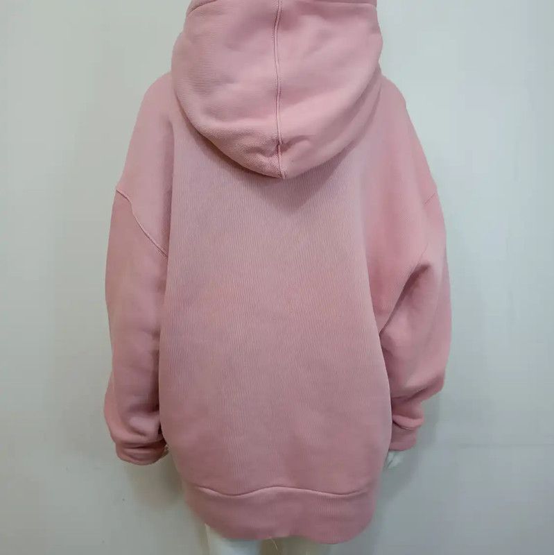 AMI AMI Pink Cotton Women's Hoodie 0089 Size XL / US 12-14 / IT 48-50 - 5 Thumbnail