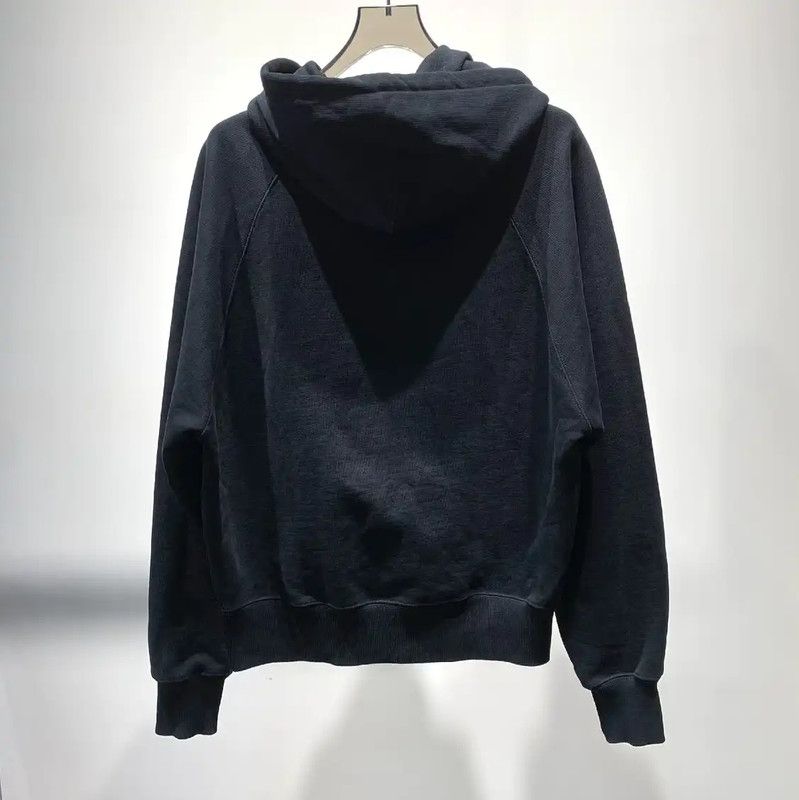 AMI AMI Black Cotton Women's Hoodie 0089 Size L / US 10 / IT 46 - 2 Thumbnail