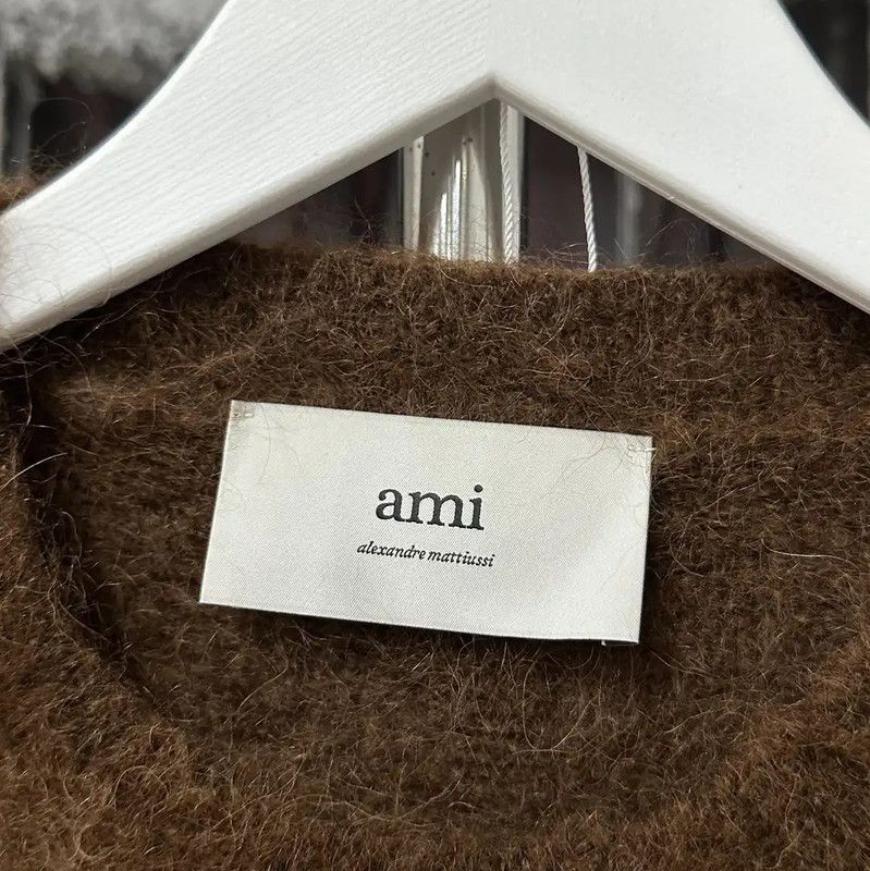 AMI AMI Brown Long Sleeve Pullover Sweater 0089 Size L / US 10 / IT 46 - 5 Thumbnail