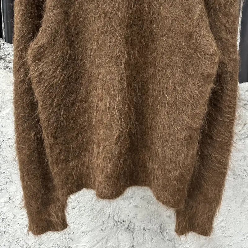 AMI AMI Brown Long Sleeve Pullover Sweater 0089 Size L / US 10 / IT 46 - 4 Thumbnail
