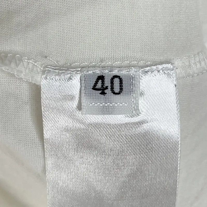 Balmain Balmain Women's White Cotton T-shirt 0089 Size M / US 6-8 / IT 42-44 - 5 Thumbnail