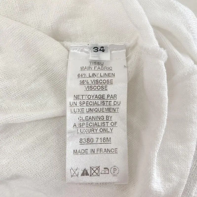 Balmain Balmain White Cotton Short-Sleeve T-Shirt 0089 Size XS / US 0-2 / IT 36-38 - 6 Thumbnail