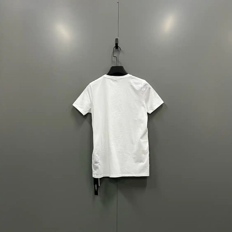 Balmain Balmain White Cotton Logo Short Sleeve T-shirt 0089 Size XS / US 0-2 / IT 36-38 - 3 Thumbnail