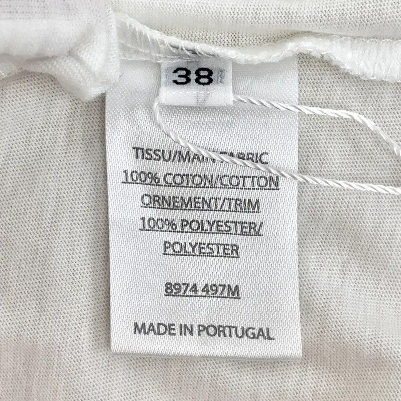 Balmain Balmain White Cotton Women's T-shirt 0089 Size S / US 4 / IT 40 - 8 Thumbnail