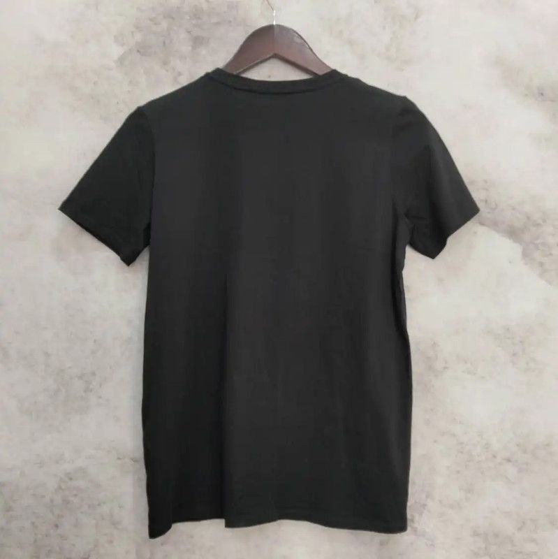 Balmain Balmain Women's Black Cotton Short Sleeve T-Shirt 0089 Size S / US 4 / IT 40 - 2 Thumbnail