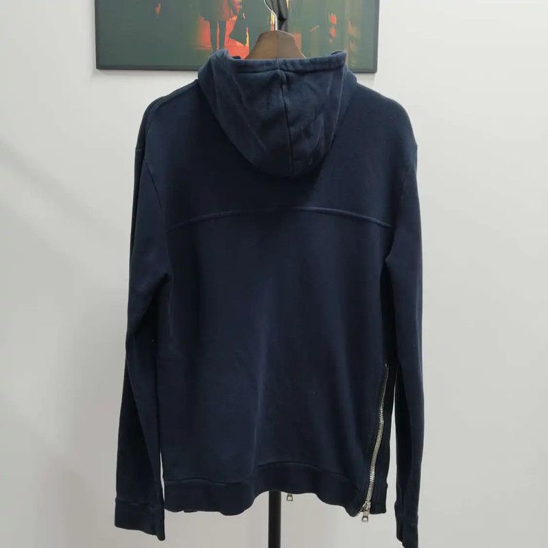 Balmain Balmain Women's Long Sleeve Navy Hoodie 0089 Size M / US 6-8 / IT 42-44 - 2 Thumbnail