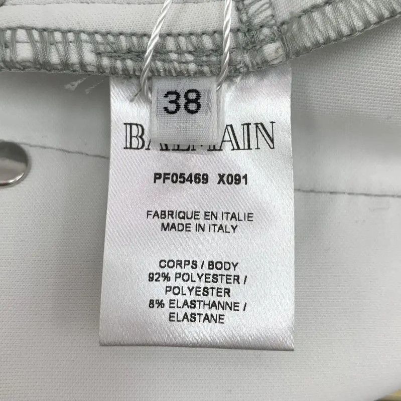 Balmain Balmain Women's Casual Silver Trousers 0089 Size 23" - 7 Thumbnail