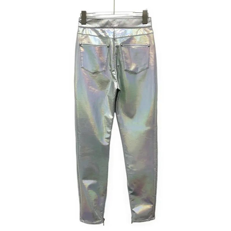 Balmain Balmain Women's Casual Silver Trousers 0089 Size 23" - 2 Thumbnail