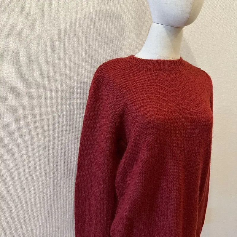 Balmain Balmain Red Cotton Blend Women's Sweatshirt 0089 Size XS / US 0-2 / IT 36-38 - 3 Thumbnail