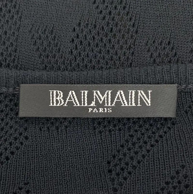 Balmain Balmain Black Cotton Women's Dress Size M 0089 Size M / US 6-8 / IT 42-44 - 5 Thumbnail