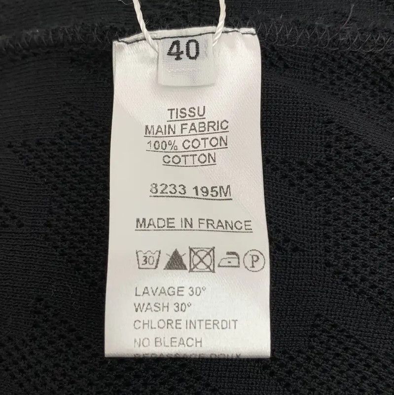 Balmain Balmain Black Cotton Women's Dress Size M 0089 Size M / US 6-8 / IT 42-44 - 6 Thumbnail