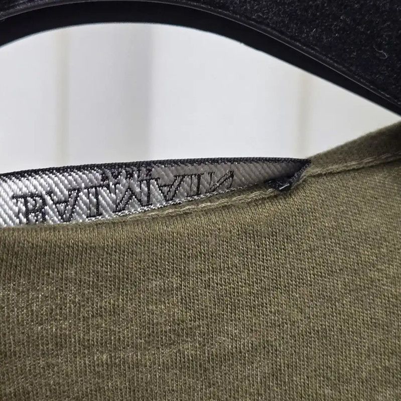 Balmain Balmain Olive Green Long Sleeve T-Shirt 0089 Size M / US 6-8 / IT 42-44 - 6 Thumbnail