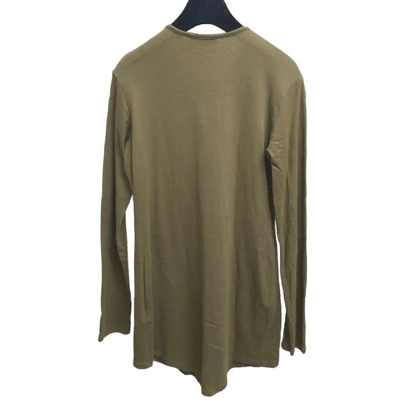Balmain Balmain Olive Green Long Sleeve T-Shirt 0089 Size M / US 6-8 / IT 42-44 - 2 Thumbnail