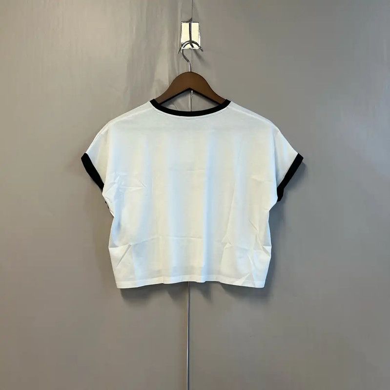 Balmain Balmain White Cotton Women's T-Shirt 0089 Size XS / US 0-2 / IT 36-38 - 2 Thumbnail