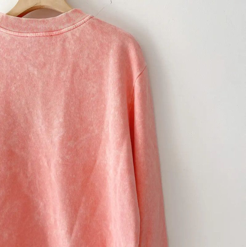 Balmain Balmain Pink Cotton Graphic Long Sleeve Sweatshirt 0089 Size XS / US 0-2 / IT 36-38 - 5 Thumbnail