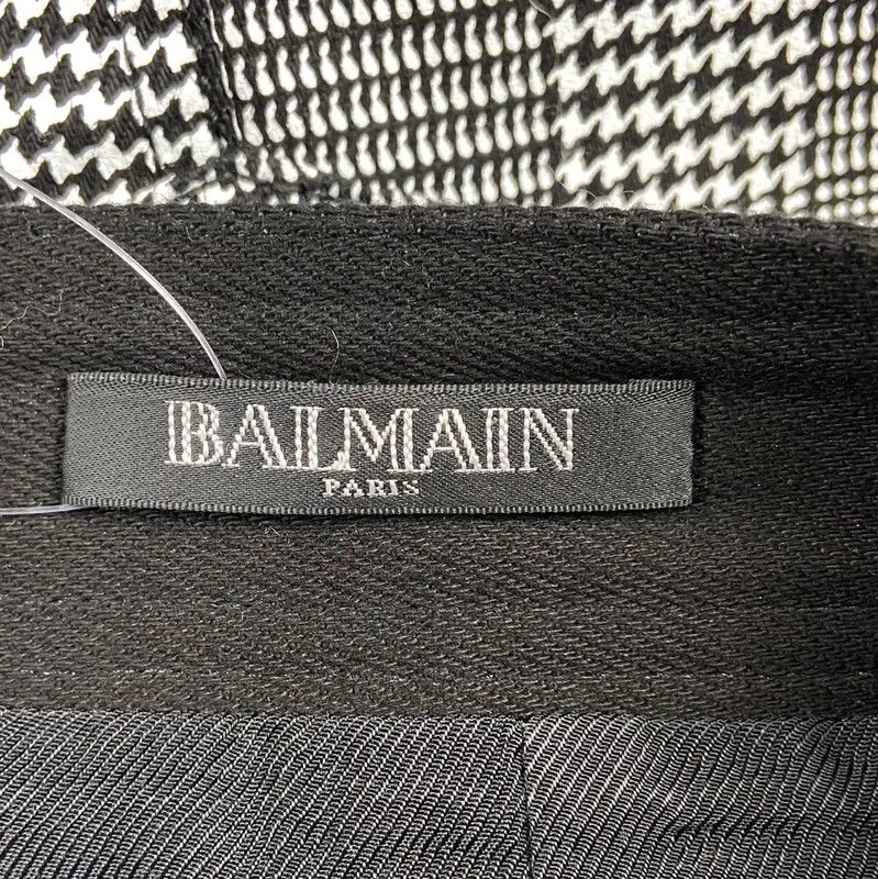 Balmain Balmain Black Cotton Women's Skirt 0089 Size 23" - 4 Thumbnail