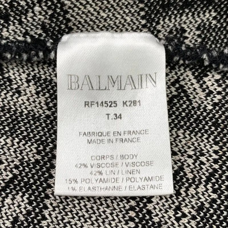 Balmain Balmain Color-Blocked Women's Skirt XXS Size 0089 Size 22" - 6 Thumbnail