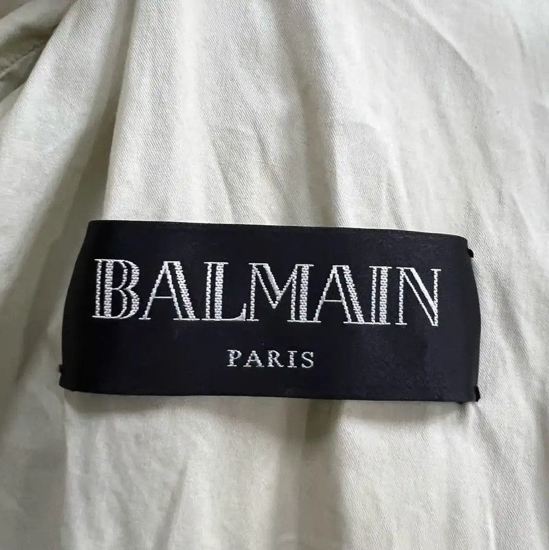 Balmain Balmain Blue Cotton Women's Jacket 0089 Size XS / US 0-2 / IT 36-38 - 3 Thumbnail