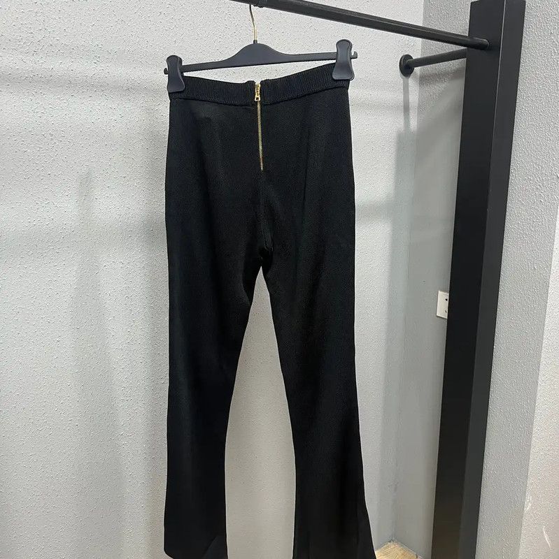 Balmain Black Casual Cotton Pants 0089
