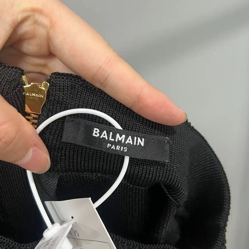 Balmain Black Casual Cotton Pants 0089