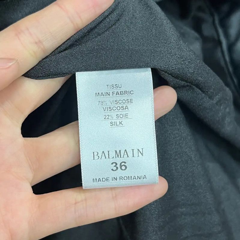 Balmain Balmain Black Women's Dress Size S 0089 Size S / US 4 / IT 40 - 5 Thumbnail
