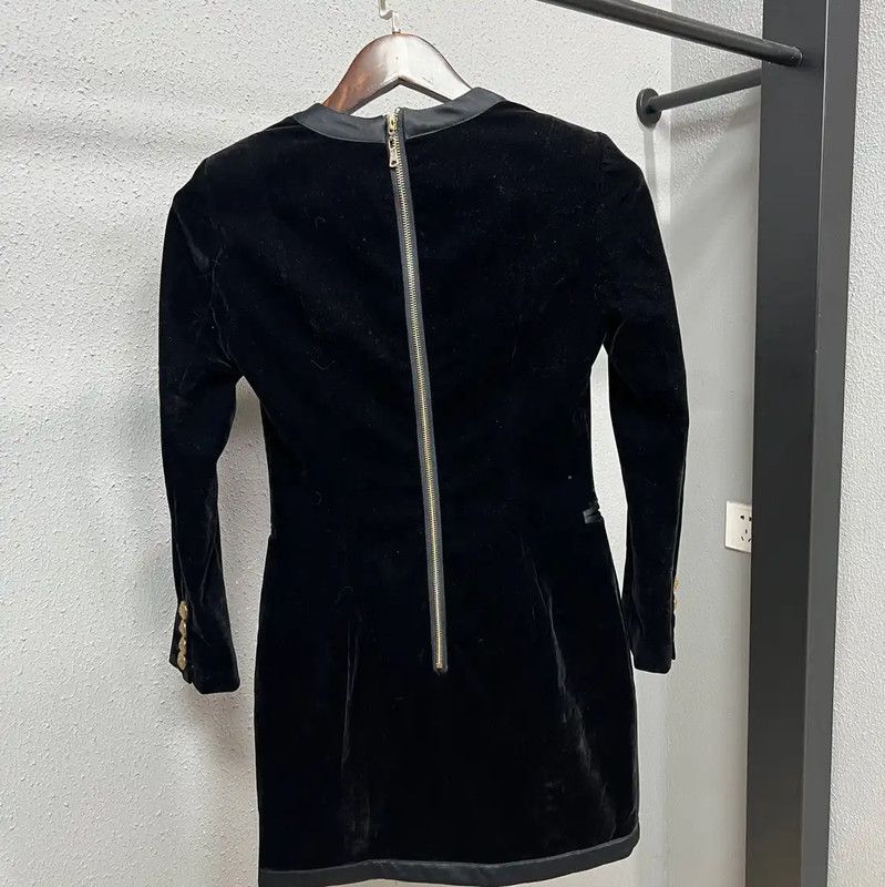 Balmain Balmain Black Women's Dress Size S 0089 Size S / US 4 / IT 40 - 2 Thumbnail