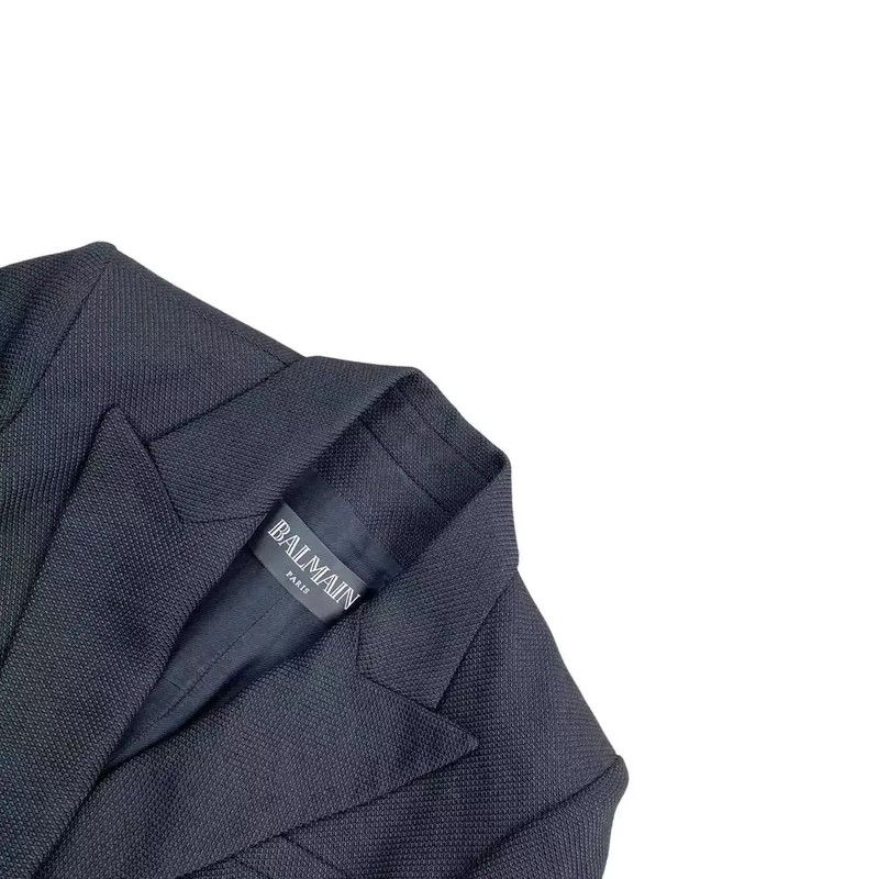 Balmain Balmain Black Women's Jacket 0089 Size ONE SIZE - 3 Thumbnail