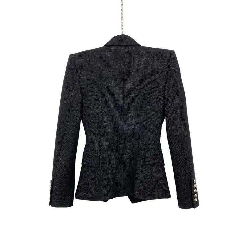 Balmain Balmain Black Women's Jacket 0089 Size ONE SIZE - 2 Thumbnail
