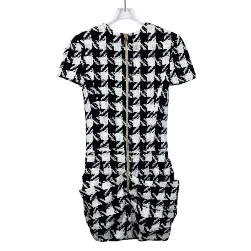 Balmain Balmain Black Cotton Dress Size XS 0089 Size XS / US 0-2 / IT 36-38 - 2 Thumbnail