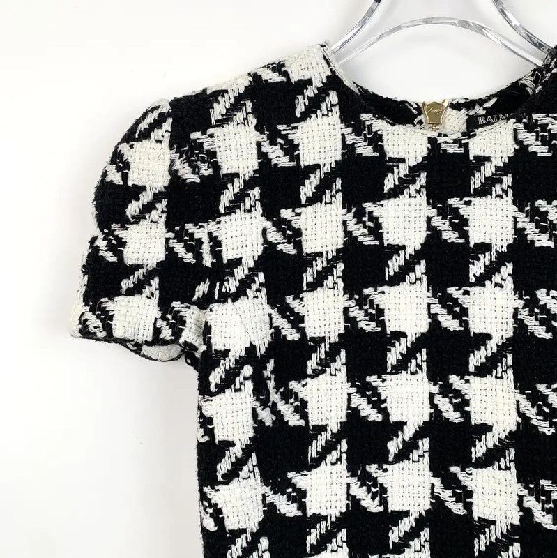 Balmain Balmain Black Cotton Dress Size XS 0089 Size XS / US 0-2 / IT 36-38 - 3 Thumbnail