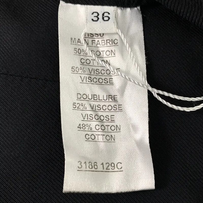 Balmain Balmain Black Cotton Dress Size XS 0089 Size XS / US 0-2 / IT 36-38 - 6 Thumbnail