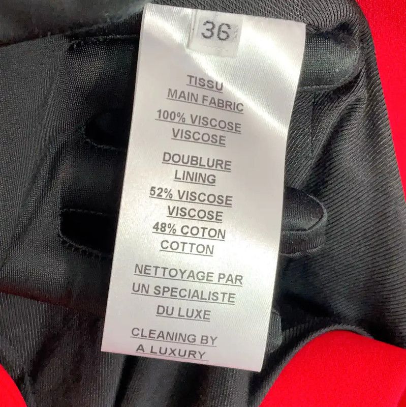 Balmain Balmain Red Wool Women's Blazer 0089 Size S / US 4 / IT 40 - 10 Thumbnail