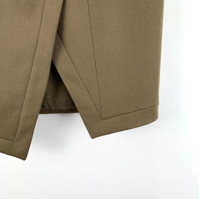 Balmain Balmain Women's Deep Brown Wool Skirt 0089 Size 22" - 4 Thumbnail