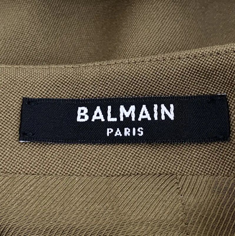 Balmain Balmain Women's Deep Brown Wool Skirt 0089 Size 22" - 6 Thumbnail