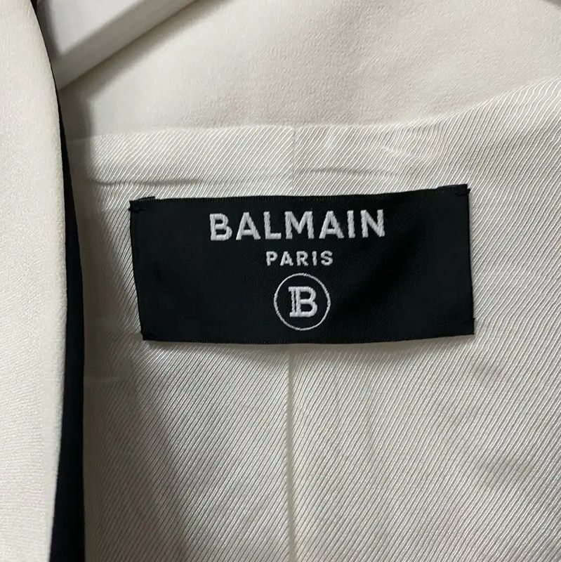 Balmain Balmain Women's Color Blocked Cropped Jacket 0089 Size ONE SIZE - 5 Thumbnail