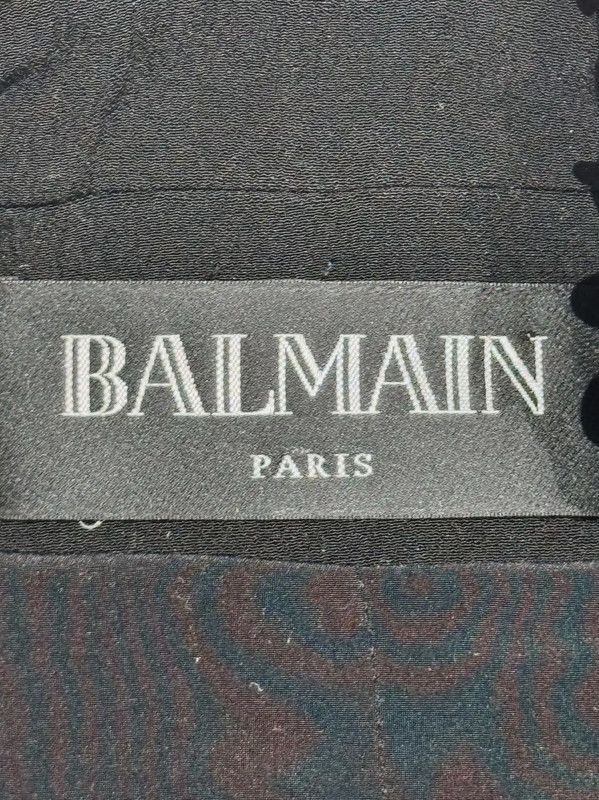 Balmain Balmain Black Silk Embroidered Women's Jacket 0089 Size M / US 6-8 / IT 42-44 - 7 Thumbnail