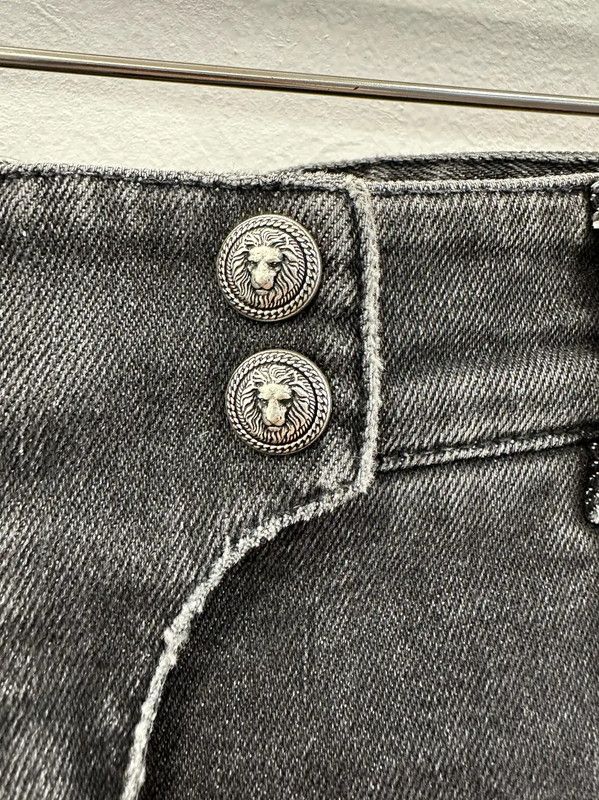 Balmain Balmain Gray Women's Denim Jeans Size M 0089 Size 27" / US 4 / IT 40 - 3 Thumbnail