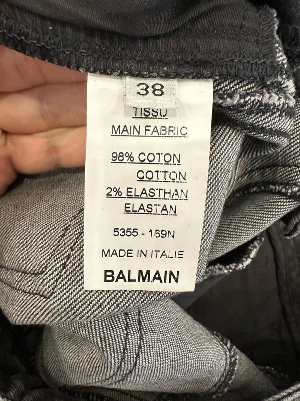 Balmain Balmain Gray Women's Denim Jeans Size M 0089 Size 27" / US 4 / IT 40 - 7 Thumbnail