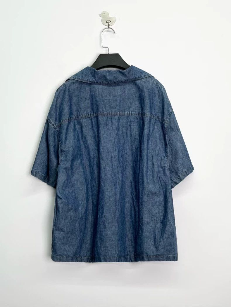 Prada Prada SS23 Denim Short Sleeve Shirt - dmc Size US M / EU 48-50 / 2 - 2 Thumbnail