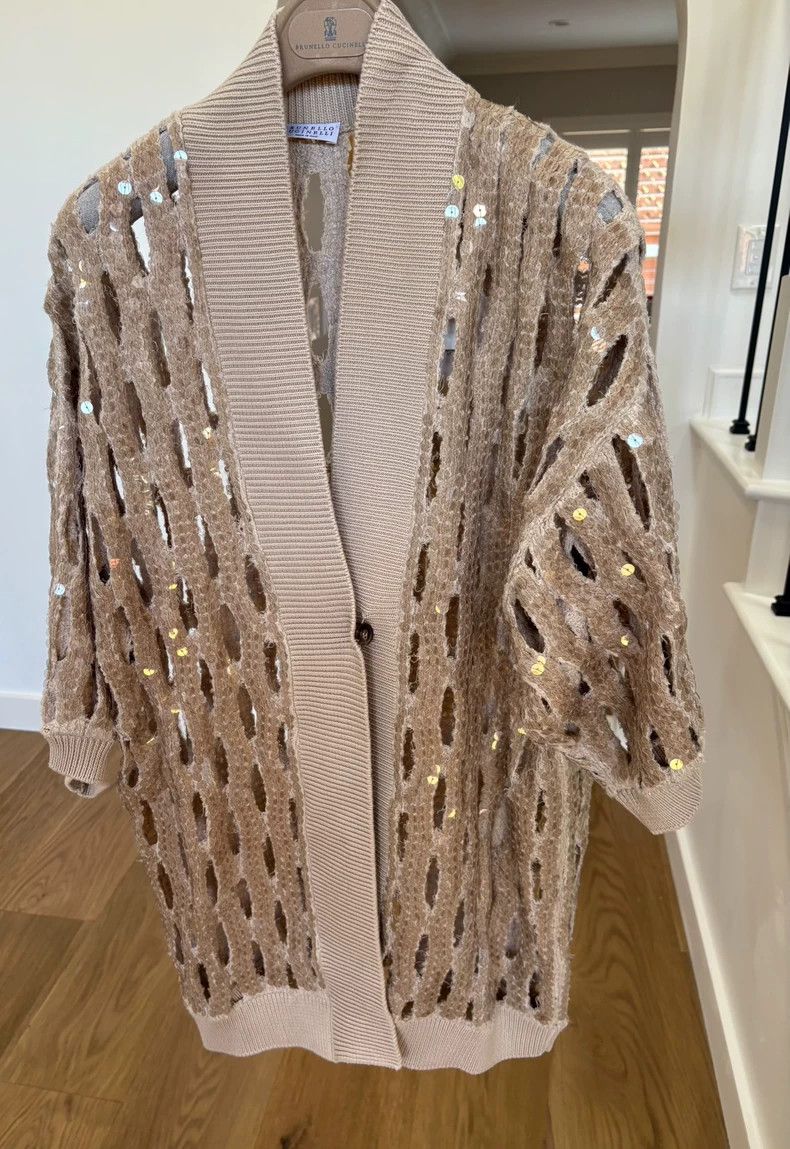 Brunello Cucinelli Brunello Cucinelli Sequin Cardigan S - dmc Size US S / EU 44-46 / 1 - 2 Thumbnail