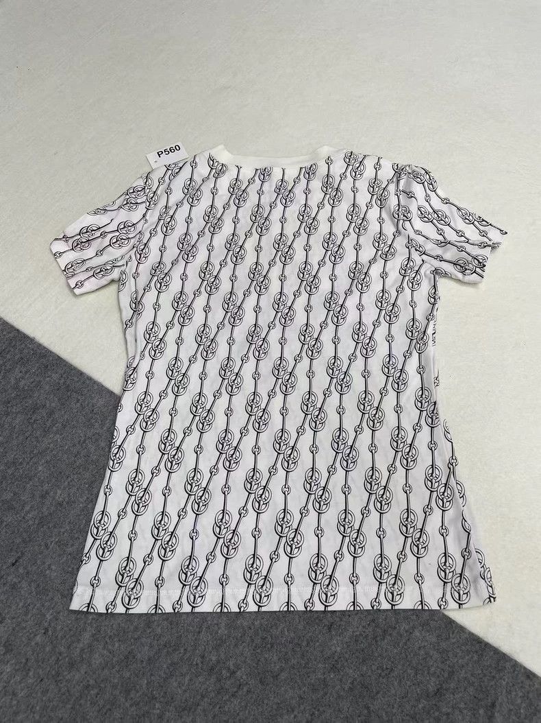 Hermes Hermes Chain Logo Short Sleeve T-shirt - dmc Size US XS / EU 42 / 0 - 2 Thumbnail