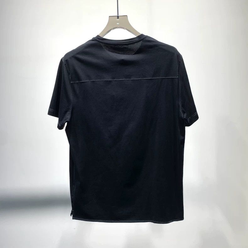 Prada Prada Solid Chest Pocket Short Sleeve T-shirt - dmc Size US L / EU 52-54 / 3 - 2 Thumbnail