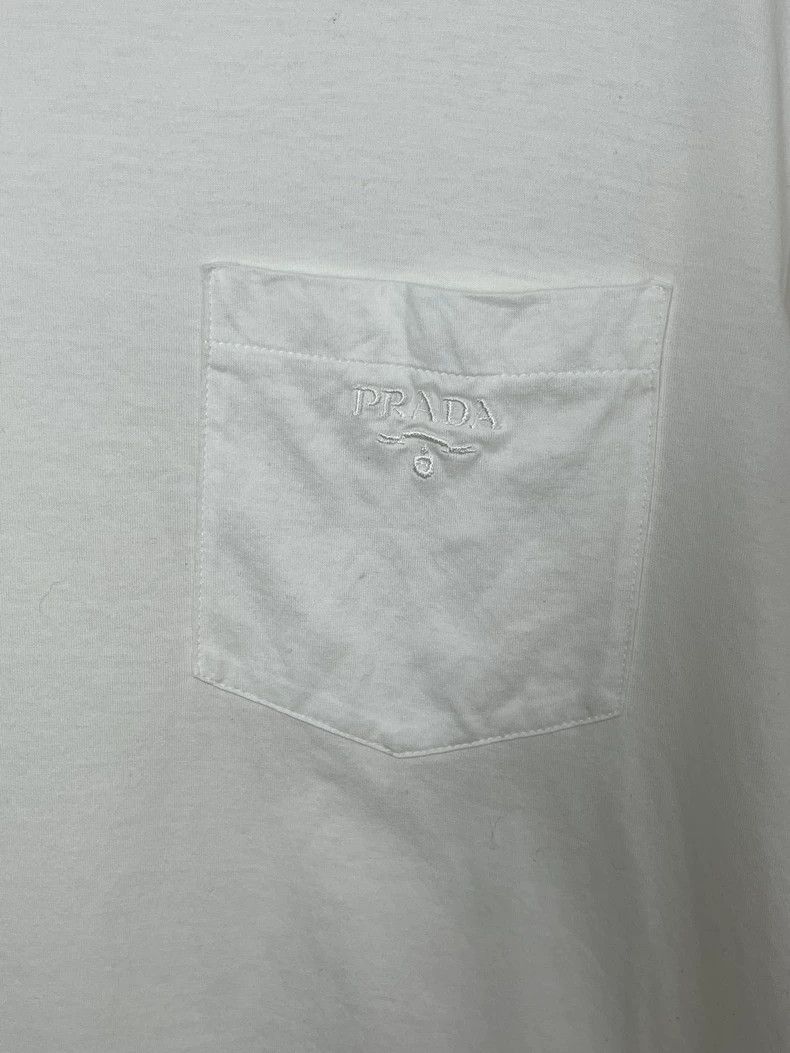 Prada Prada White Short Sleeve T-shirt - dmc Size US XL / EU 56 / 4 - 5 Thumbnail