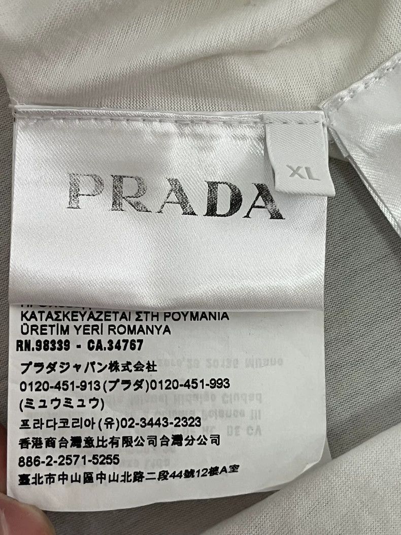 Prada Prada White Short Sleeve T-shirt - dmc Size US XL / EU 56 / 4 - 6 Thumbnail