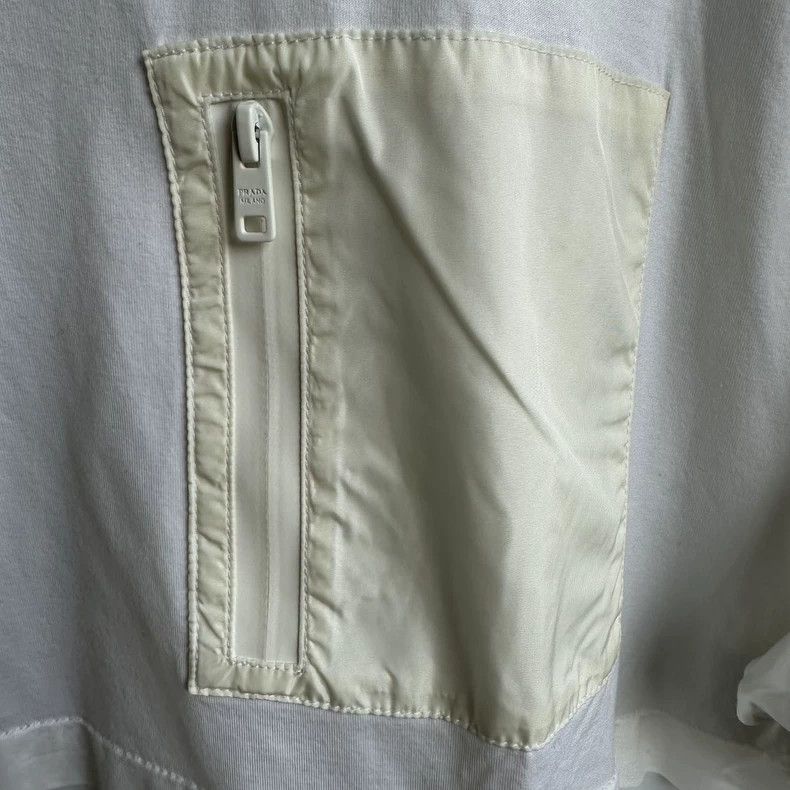 Prada Prada Limited Edition White Short Sleeve Tee - dmc Size US XL / EU 56 / 4 - 4 Thumbnail