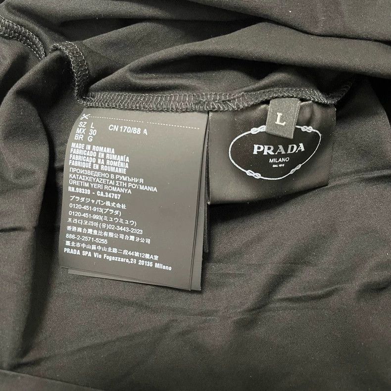 Prada Prada Black Basic Short Sleeve T-shirt - dmc Size US L / EU 52-54 / 3 - 4 Thumbnail